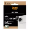 Cameralensbescherming PanzerGlass Hoops voor iPhone Air — gehard glas & silicone, transparant, 1 stuk