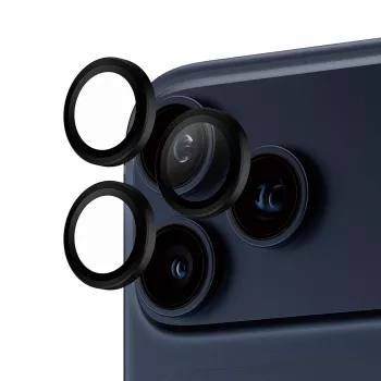 PanzerGlass ® Hoops® cameralensbescherming zwart iPhone 17 Pro | iPhone 17 Pro Max | iPhone 16 Pro | 16 Pro Max