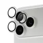 Camerabescherming PanzerGlass Hoops transparant voor iPhone 17 Pro / 17 Pro Max / 16 Pro / 16 Pro Max, gehard glas, silicone, 1 stuk