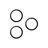 Camerabescherming PanzerGlass Hoops transparant voor iPhone 17 Pro / 17 Pro Max / 16 Pro / 16 Pro Max, gehard glas, silicone, 1 stuk
