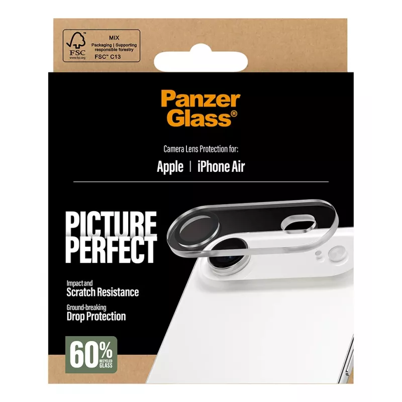 Cameralensbescherming PanzerGlass iPhone Air krasvast stootvast