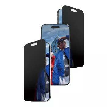 Schermbescherming PanzerGlass Privacy voor iPhone Air — gehard glas, ultrabrede pasvorm, privacyfilter, FASTFIT