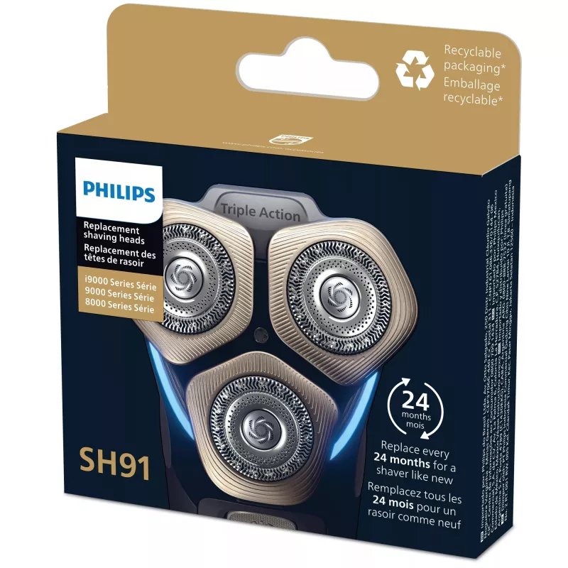 Philips SHAVER Series 9000 SH91 SH91/50 vervangende scheerkoppen