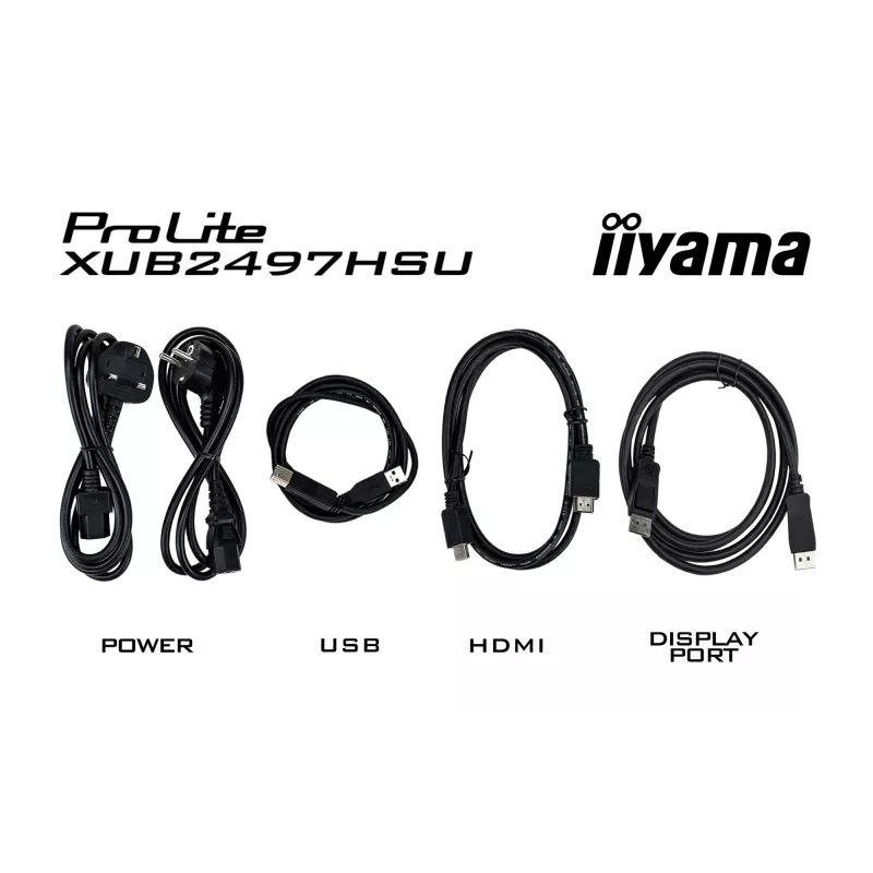 iiyama ProLite XUB2497HSU-W2 computermonitor 60,5 cm (23,8 inch) 1920 x 1080 pixel Full HD LED wit