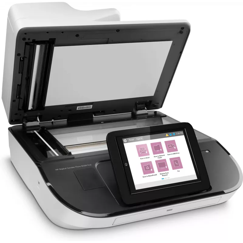 HP Flow 8500 fn2 flatbed- & ADF-scanner 600 x 600 DPI