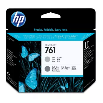 HP 761 grijs/donkergrijs DesignJet printkop, HP DesignJet T7100 printer, thermische inkjet, grijs, Singapore, 28 mm, 143 mm