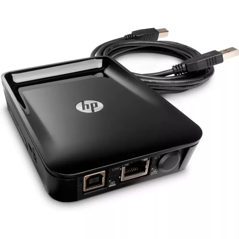 HP Jetdirect LAN accessoire HP 8FP31A breedte 87 mm diepte 121,3 mm hoogte 27,5 mm