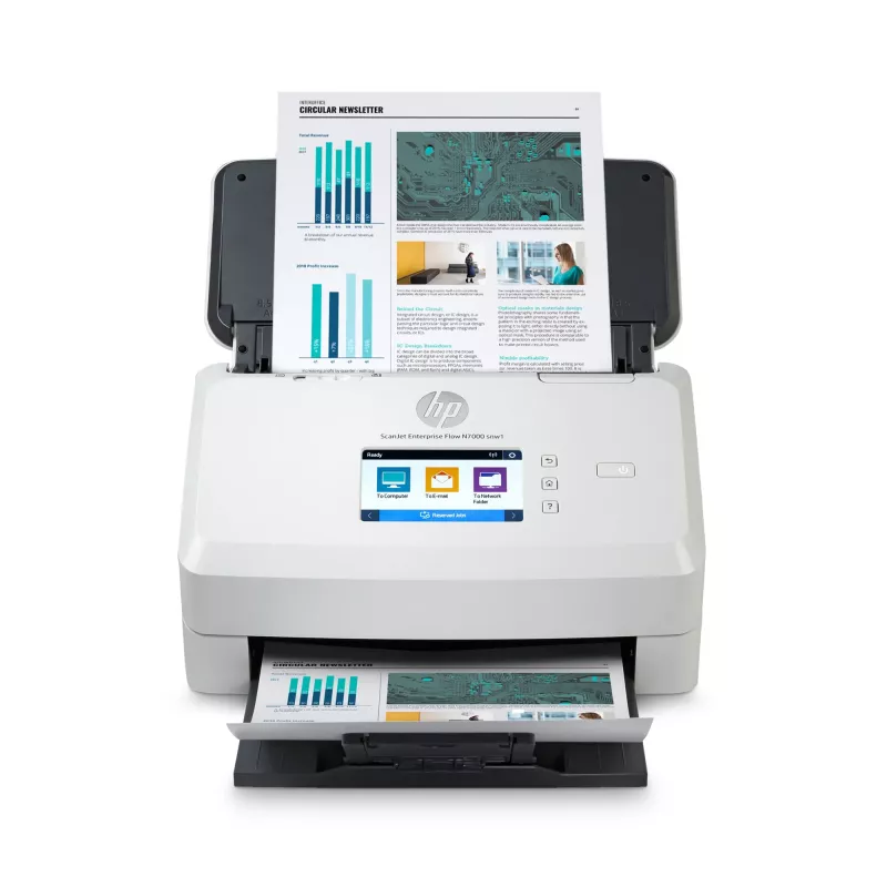 HP Scanjet Enterprise Flow N7000 documentfeeder scanner 600 x 600 DPI A4 wit