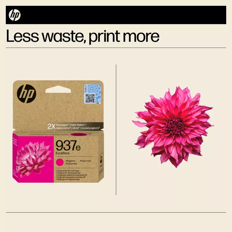 HP 937e EvoMore magenta originele inktcartridge