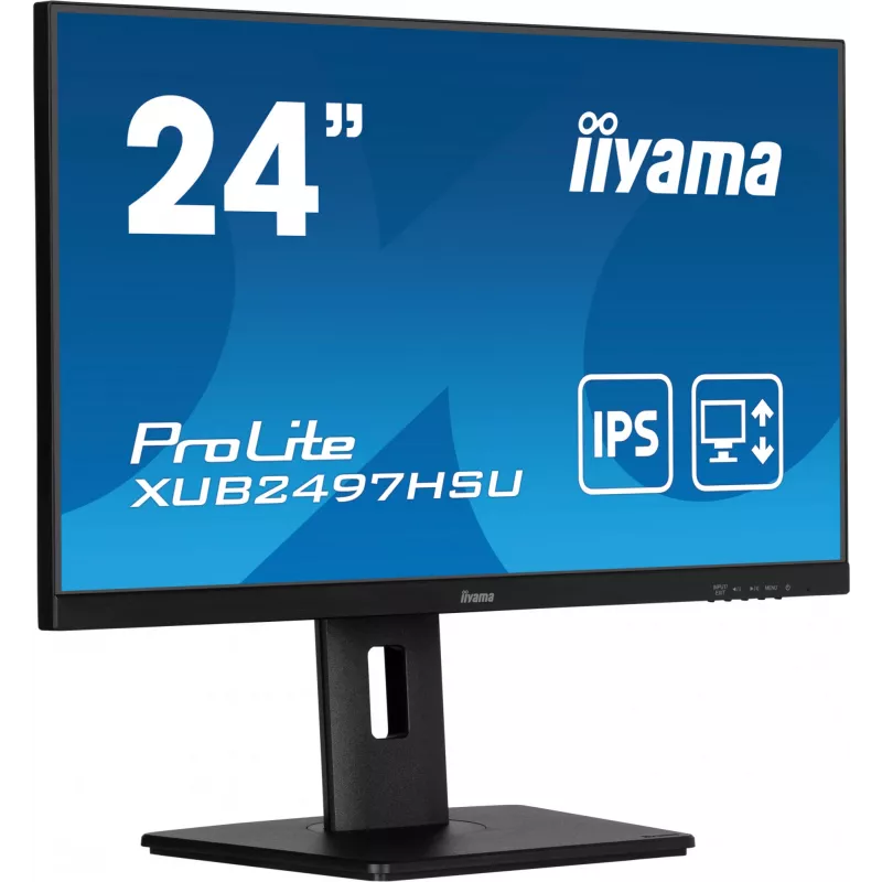 iiyama XUB2497HSU-B2 computermonitor 60,5 cm (23,8 inch) 1920 x 1080 pixel Full HD LED zwart