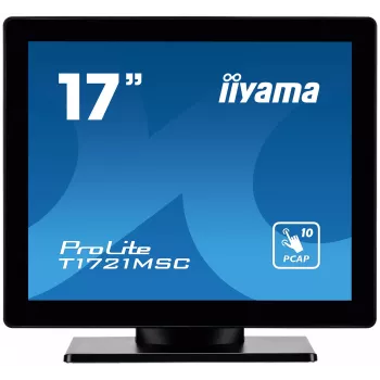 iiyama ProLite T1721MSC-B2 computermonitor 43,2 cm (17 inch) 1280 x 1024 pixel SXGA LED touchscreen tafel zwart