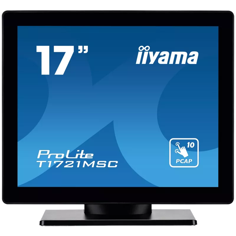 iiyama ProLite T1721MSC-B2 computermonitor 43,2 cm (17 inch) 1280 x 1024 pixel SXGA LED touchscreen tafel zwart