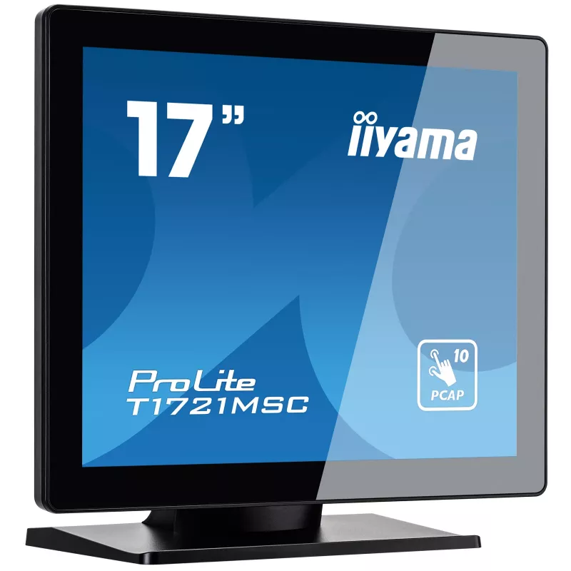 iiyama ProLite T1721MSC-B2 computermonitor 43,2 cm (17 inch) 1280 x 1024 pixel SXGA LED touchscreen tafel zwart