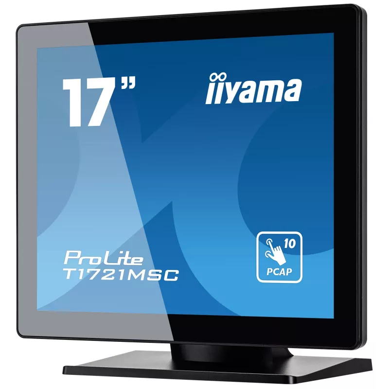 iiyama ProLite T1721MSC-B2 computermonitor 43,2 cm (17 inch) 1280 x 1024 pixel SXGA LED touchscreen tafel zwart