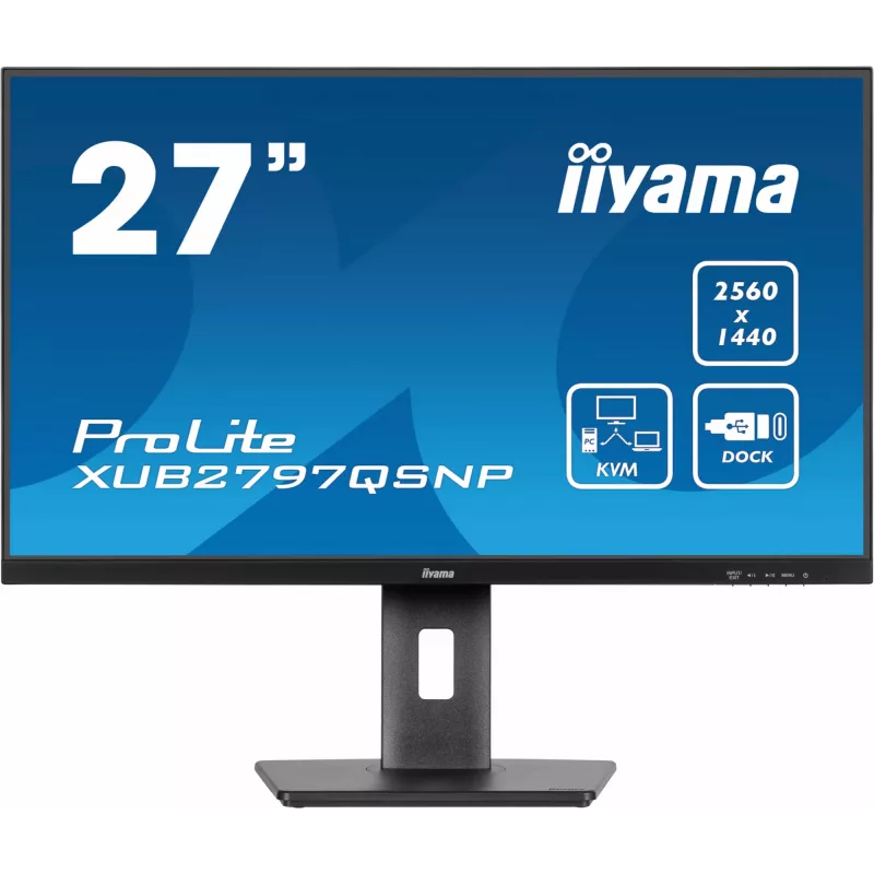 iiyama ProLite XUB2797QSNP-B1 computermonitor 68,6 cm (27 inch) 2560 x 1440 pixel Quad HD LED zwart