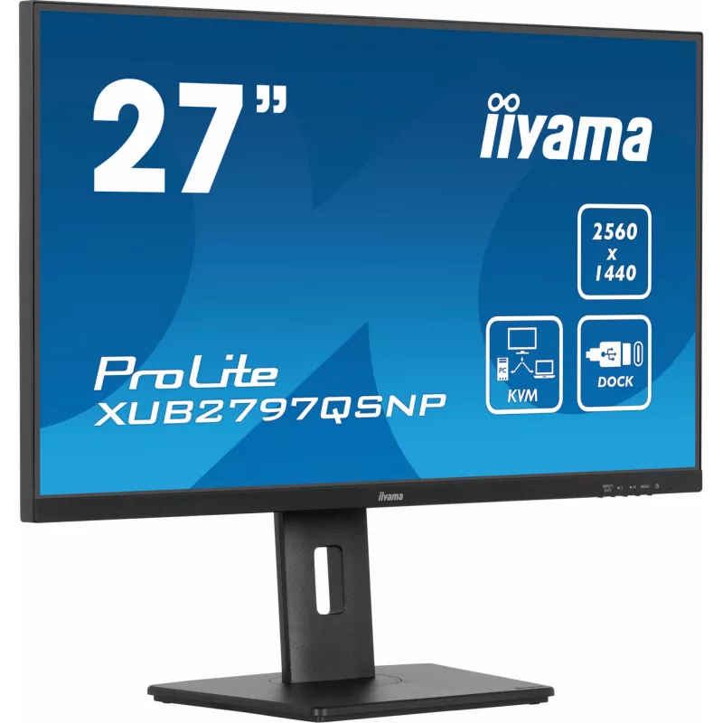 iiyama ProLite XUB2797QSNP-B1 computermonitor 68,6 cm (27 inch) 2560 x 1440 pixel Quad HD LED zwart