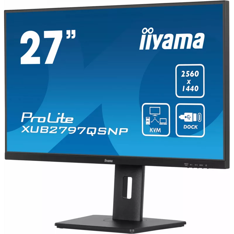 iiyama ProLite XUB2797QSNP-B1 computermonitor 68,6 cm (27 inch) 2560 x 1440 pixel Quad HD LED zwart