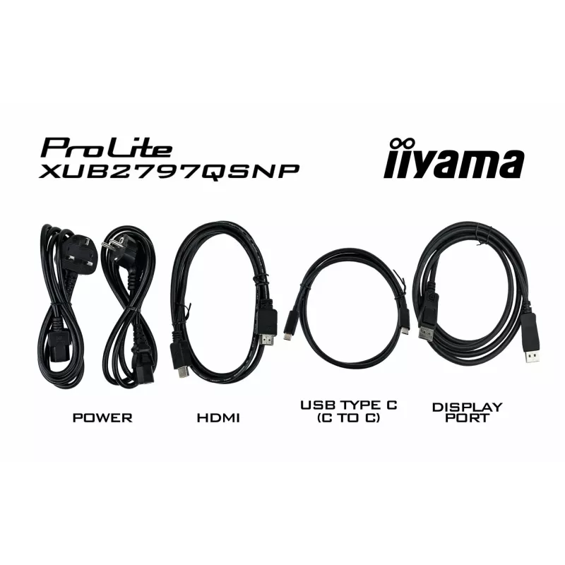 iiyama ProLite XUB2797QSNP-B1 computermonitor 68,6 cm (27 inch) 2560 x 1440 pixel Quad HD LED zwart