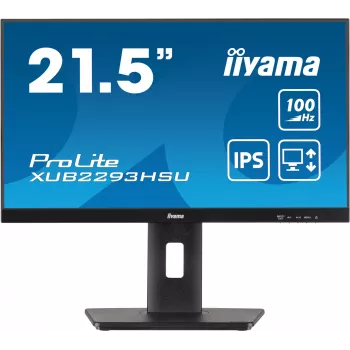 iiyama ProLite XUB2293HSU-B7 computermonitor 54,6 cm (21,5 inch) 1920 x 1080 pixel Full HD LED zwart