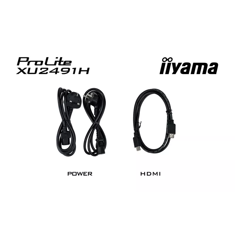 iiyama ProLite XU2491H-B1 computermonitor 60,5 cm (23,8 inch) 1920 x 1080 pixel Full HD LED zwart