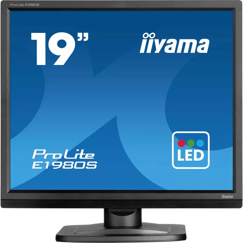 iiyama ProLite E1980S-B1 computermonitor 48,3 cm (19 inch) 1280 x 1024 pixel VGA LED zwart