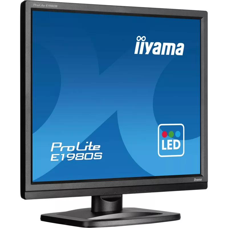 iiyama ProLite E1980S-B1 computermonitor 48,3 cm (19 inch) 1280 x 1024 pixel VGA LED zwart