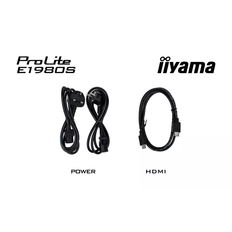 iiyama ProLite E1980S-B1 computermonitor 48,3 cm (19 inch) 1280 x 1024 pixel VGA LED zwart