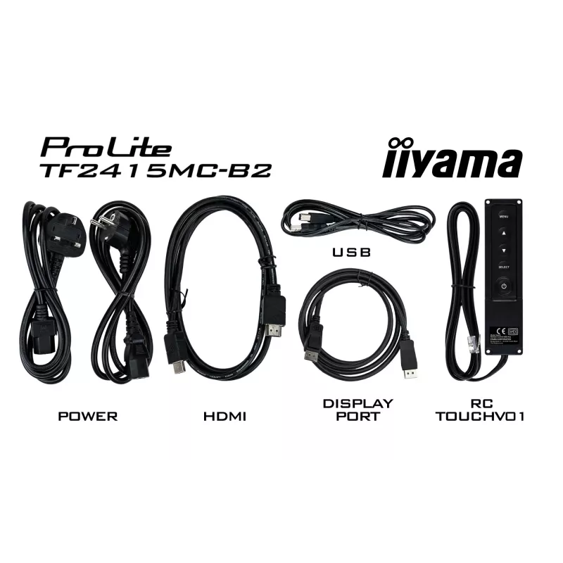 iiyama ProLite TF2215MC-B2 computermonitor 54,6 cm (21,5 inch) 1920 x 1080 pixel Full HD LED touchscreen multi-user zwart