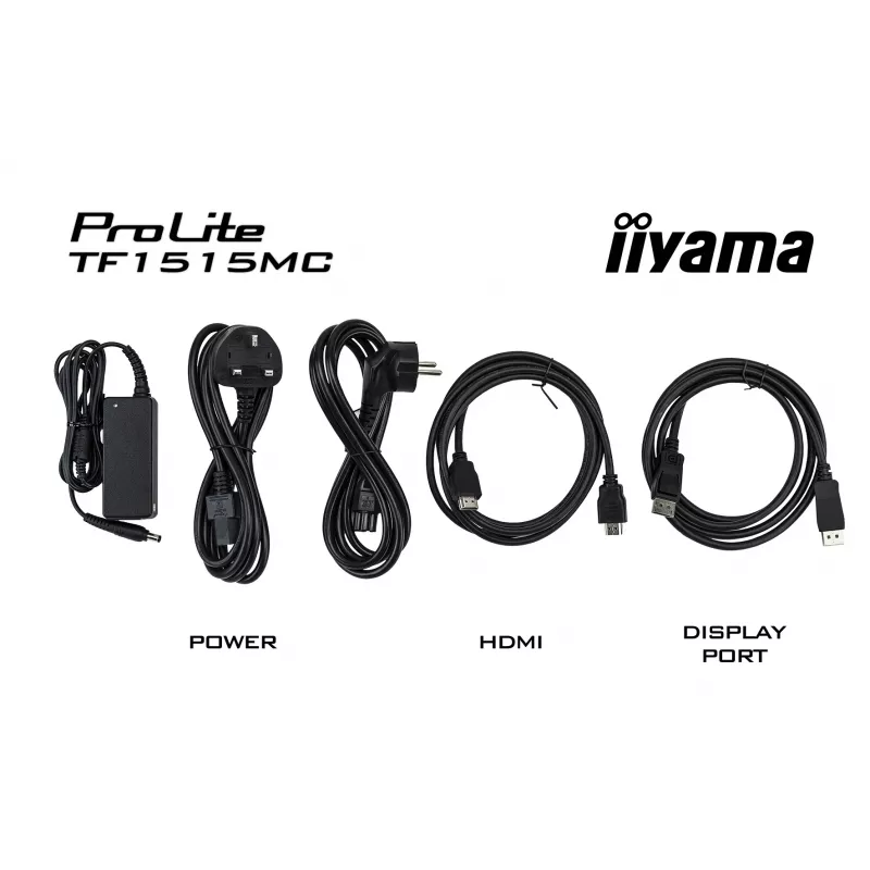 iiyama TF1515MC-B2 computermonitor 38,1 cm (15 inch) 1024 x 768 pixel XGA LED touchscreen zwart