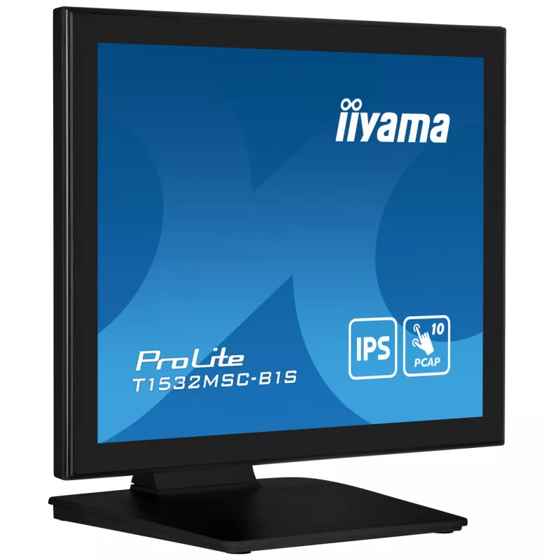 iiyama ProLite T1532MSC-B1S computermonitor 38,1 cm (15 inch) 1024 x 768 pixel XGA LCD touchscreen zwart