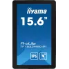 iiyama ProLite TF1633MSC-B1 computermonitor 39,6 cm (15,6 inch) 1920 x 1080 pixel Full HD touchscreen zwart