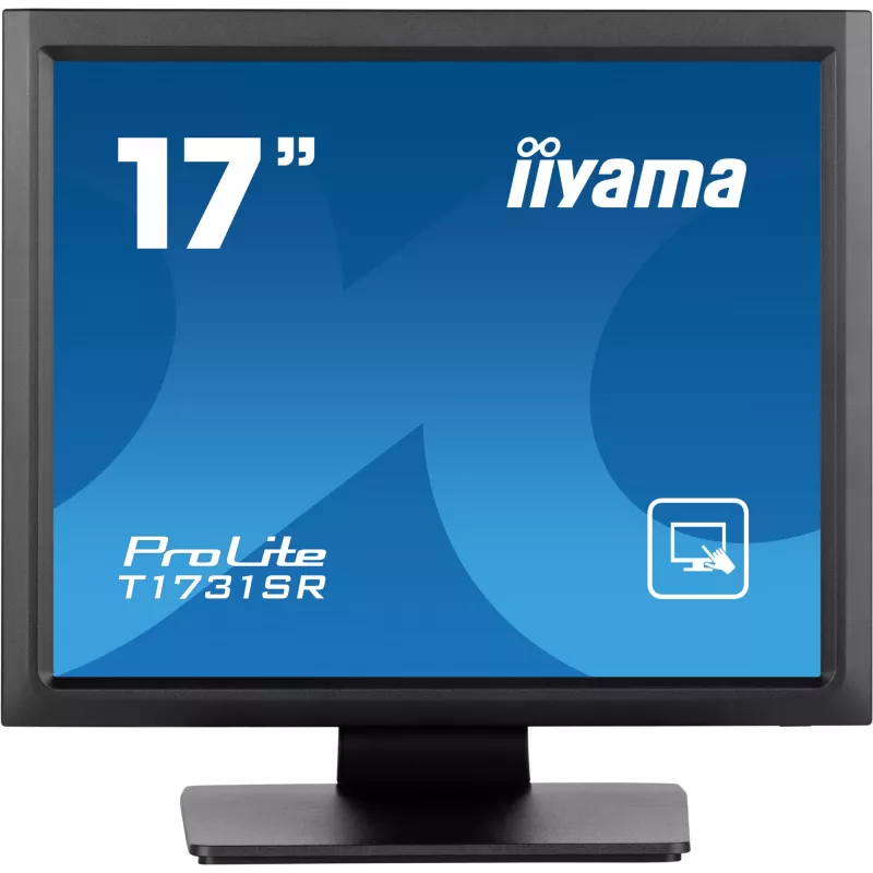 iiyama ProLite T1731SR-B1S computermonitor 43,2 cm (17 inch) 1280 x 1024 pixel SXGA LCD-touchscreen zwart