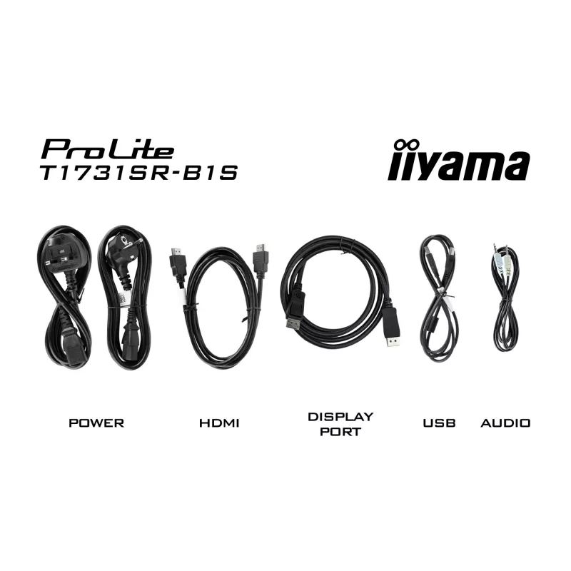 iiyama ProLite T1731SR-B1S computermonitor 43,2 cm (17 inch) 1280 x 1024 pixel SXGA LCD-touchscreen zwart