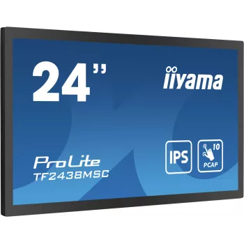 iiyama TF2438MSC-B1 computermonitor 60,5 cm (23,8 inch) 1920 x 1080 pixel Full HD LED-touchscreen zwart