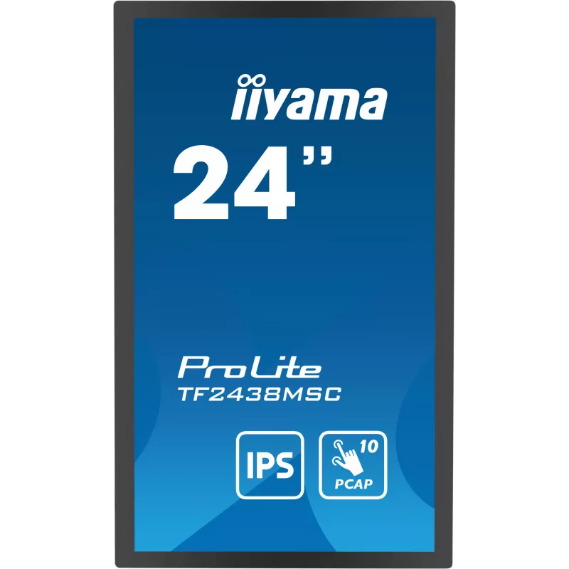 iiyama TF2438MSC-B1 computermonitor 60,5 cm (23,8 inch) 1920 x 1080 pixel Full HD LED-touchscreen zwart