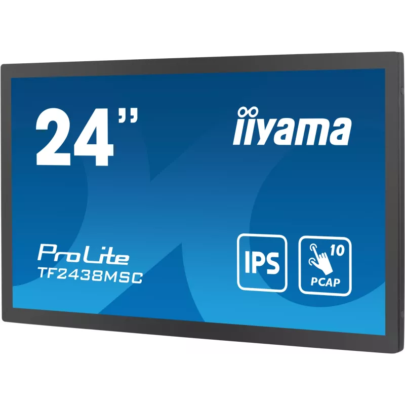 iiyama TF2438MSC-B1 computermonitor 60,5 cm (23,8 inch) 1920 x 1080 pixel Full HD LED-touchscreen zwart