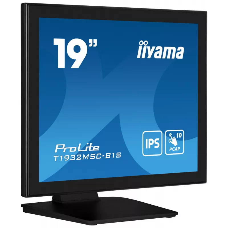 iiyama ProLite T1932MSC-B1S computermonitor 48,3 cm (19 inch) 1280 x 1024 pixel Full HD LED-touchscreen tafel zwart