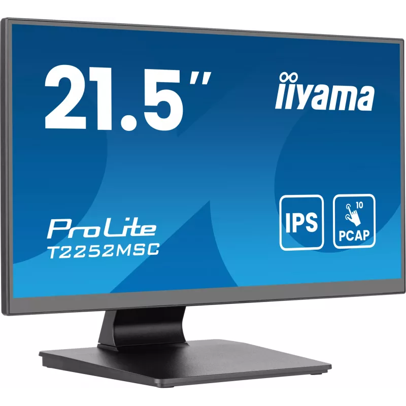 iiyama ProLite T2252MSC-B2AG computermonitor 54,6 cm (21,5 inch) 1920 x 1080 pixel Full HD LCD-touchscreen zwart