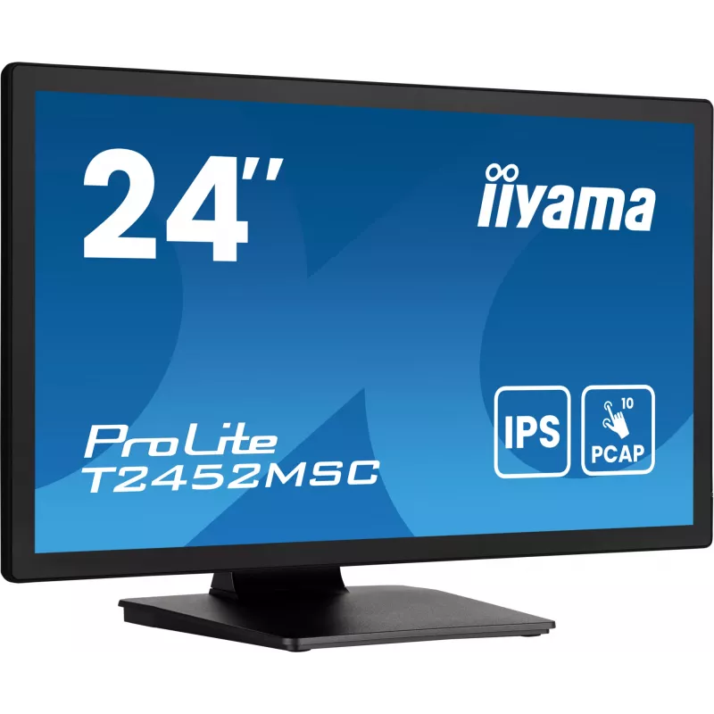 iiyama ProLite T2452MSC-B1AG computermonitor 60,5 cm (23,8 inch) 1920 x 1080 pixel Full HD LED-touchscreen zwart