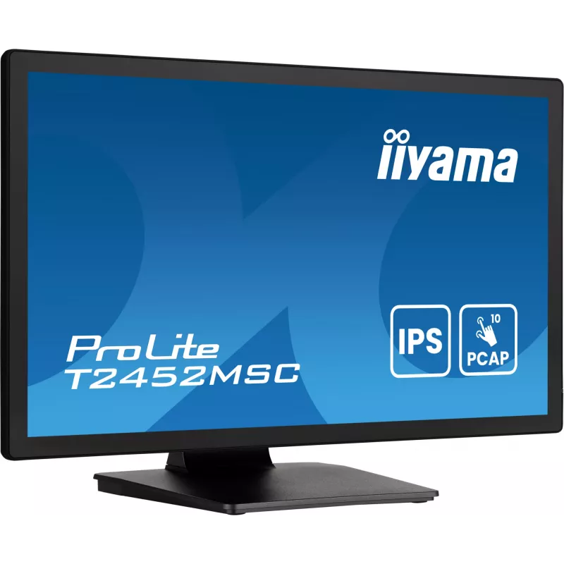 iiyama ProLite T2452MSC-B1AG computermonitor 60,5 cm (23,8 inch) 1920 x 1080 pixel Full HD LED-touchscreen zwart