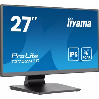 iiyama ProLite T2752MSC-B1AG computermonitor 68,6 cm (27 inch) 1920 x 1080 pixel Full HD LED-touchscreen zwart