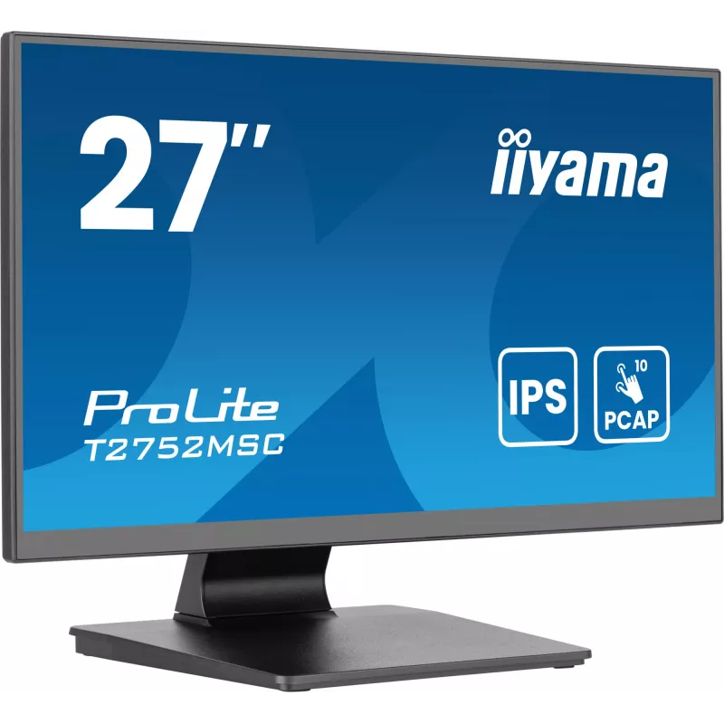 iiyama ProLite T2752MSC-B1AG computermonitor 68,6 cm (27 inch) 1920 x 1080 pixel Full HD LED-touchscreen zwart