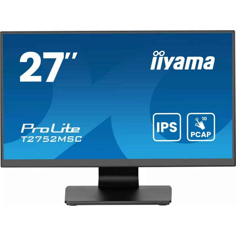 iiyama ProLite T2752MSC-B1AG computermonitor 68,6 cm (27 inch) 1920 x 1080 pixel Full HD LED-touchscreen zwart