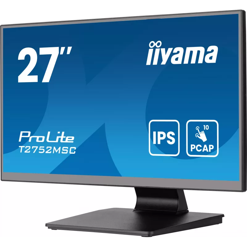 iiyama ProLite T2752MSC-B1AG computermonitor 68,6 cm (27 inch) 1920 x 1080 pixel Full HD LED-touchscreen zwart