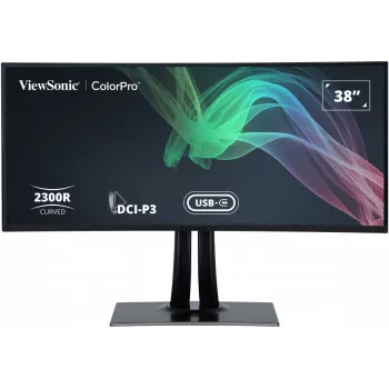 Viewsonic VP3881A computermonitor 96,5 cm (38 inch) 3840 x 1600 pixel Quad HD+ LED zwart