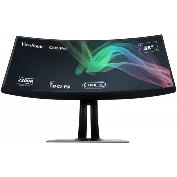Viewsonic VP3881A computermonitor 96,5 cm (38 inch) 3840 x 1600 pixel Quad HD+ LED zwart