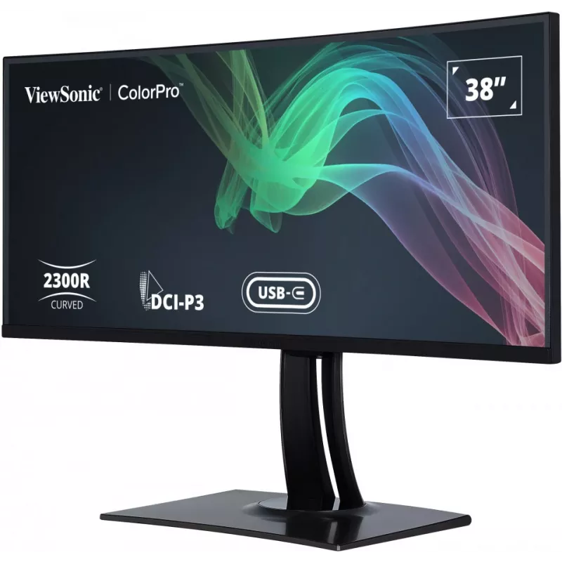 Viewsonic VP3881A computermonitor 96,5 cm (38 inch) 3840 x 1600 pixel Quad HD+ LED zwart
