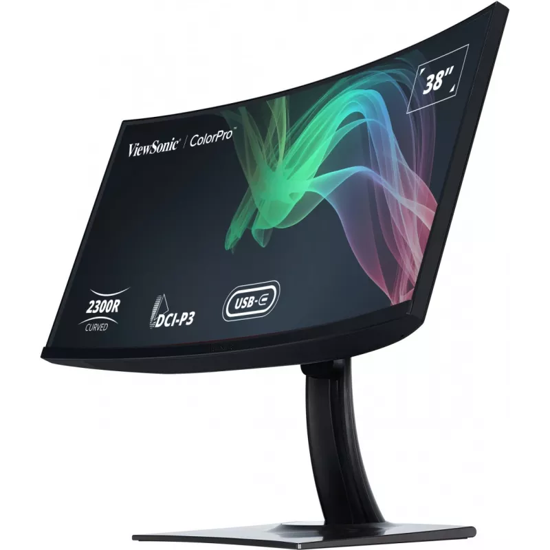 Viewsonic VP3881A computermonitor 96,5 cm (38 inch) 3840 x 1600 pixel Quad HD+ LED zwart