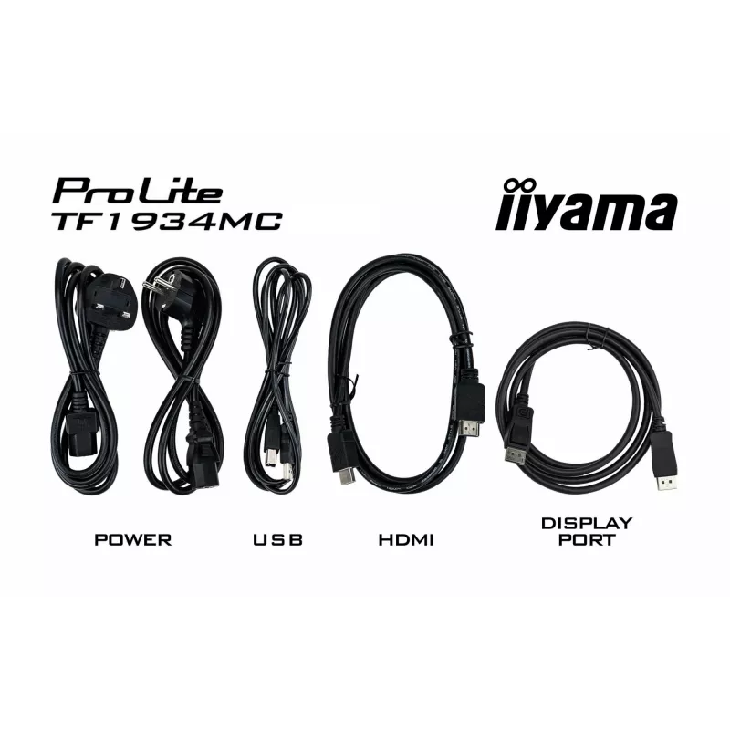iiyama ProLite TF1934MC-B7X computermonitor 48,3 cm (19 inch) 1280 x 1024 pixel SXGA LED-touchscreen zwart