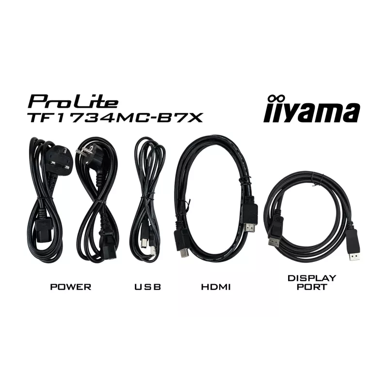 iiyama TF1734MC-B7X computermonitor 43,2 cm (17 inch) 1280 x 1024 pixel SXGA LED-touchscreen zwart